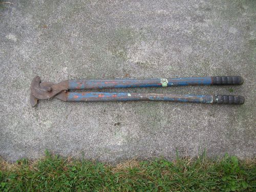 Thomas &amp; betts no. 366 31&#034; aluminum &amp; copper cable cutter for sale