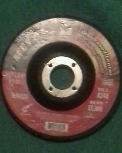 MERCER 624020 4-1/2&#034; X 1/4&#034; X 7/8&#034; DEPRESSED GRINDING WHEEL FOR METAL TYPE 27