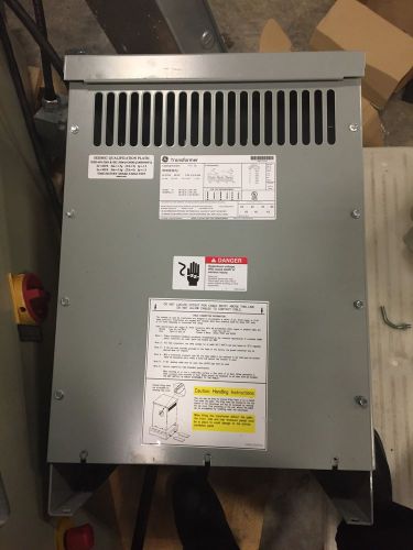 General Electric Dry Type Transformer 15KVA 3 PH 480V/208,120 V Model 9T83B3871