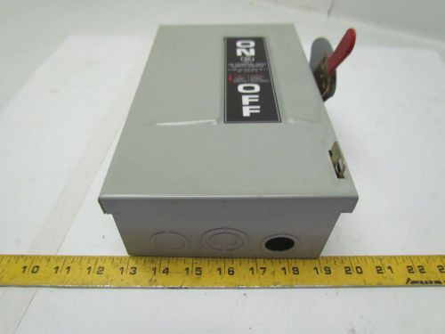 General Electric TG4321 M8 Safety Switch 30A 240V Fused 3 Pole
