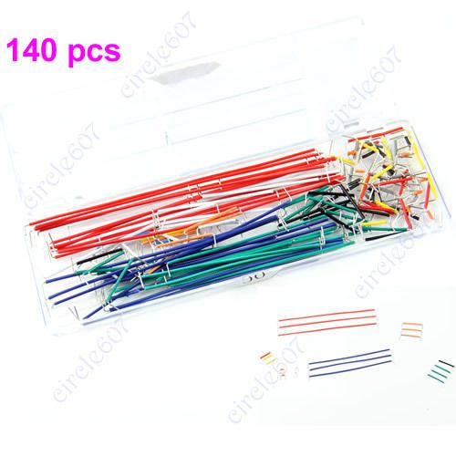 140pcs U Shape Solderless Breadboard Jumper Cable Wire Kit for Arduino Shield