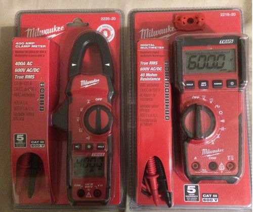 Milwaukee Digital Multimeter and 400 Amp Clamp Meter