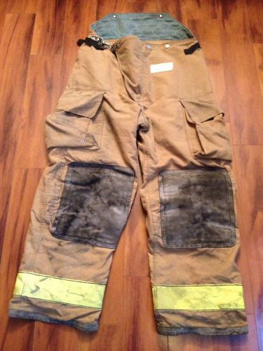 Firefighter PBI Gold Bunker/Turn Out Gear Globe Pants DCFD 40W x 32L GUC 2000