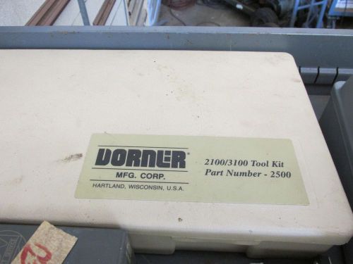 DORNER 2500 2100/3100 CONVEYORS &amp; ACCESSORIES TOOL KIT D509763