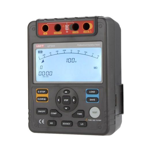 Uni-t ut511 digital megger insulation resistance tester auto range 1000v 10g? for sale