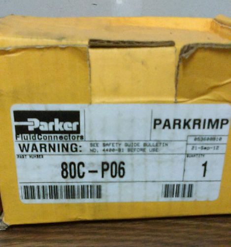 Parker 80c-p06 hose crimp die for sale