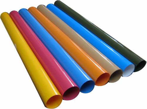 20&#034; PU Super Quality Heat press vinyl cutter material kit of 7 colors 12&#034; each