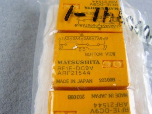 Set of 4 ea. Matsushita Relays RF1E-DC9V SPDT - NEW