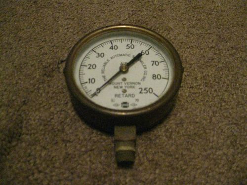 Brass Reliable Automatic Sprinkler Co. Gauge Air Retard