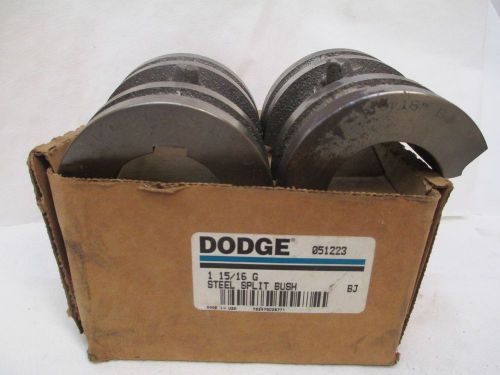 NEW DODGE STEEL SPLIT BUSHING 051223 1-15/16 G 11516G