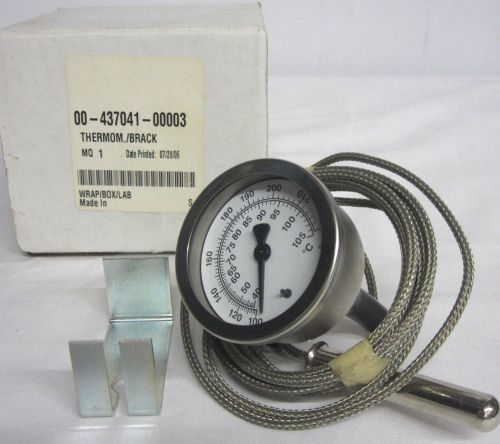 Dishwasher thermometer &amp; bracket assembly 00-437041-00003 for hobart model lt1 for sale