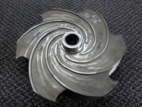 Goulds 3196 LTX Alloy 20 Impeller Part#0104-146111204 10.5&#034; Diameter