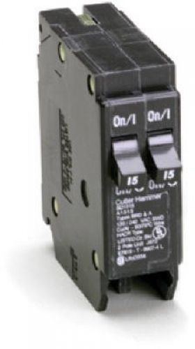 Br1515 cutler hammer tandem circuit breaker without rejection clip (br1515) for sale