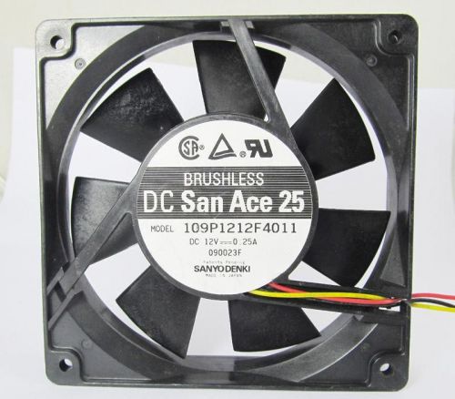 5 pcs SANYO DC Brushless Fan 120mm x 120mm x25mm 12025 12V 0.25A 109P1212F4011