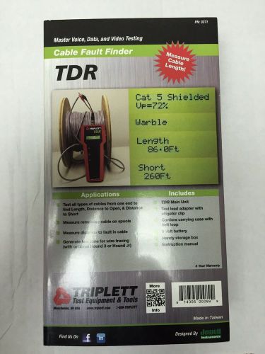 CABLE TESTER TRIPLETT 3271 CABLE FAULT FINDER TDR