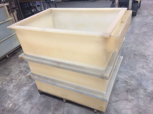 Welded plastic polypropylene tank dip immersion plating solutions storage for sale