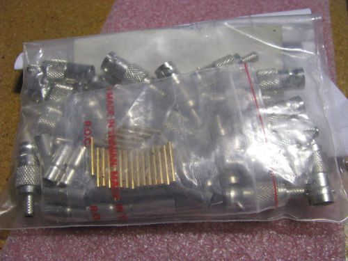 BOMAR RF BNC CRIMP CONNECTOR RG-B ( LOT OF 20 PC ) PART # 320A205FV2