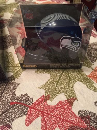 Scotch Seattle Seahawks NFL Helmet Tape Dispenser  - MMMC32HELMETSEA