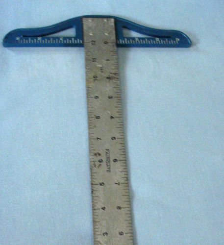 Usa made fairgate brand t-square metal  12&#034;  standard measuring ruler for sale