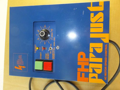 Parametrics AC Motor Speed Control 6007 FHP ParaJust