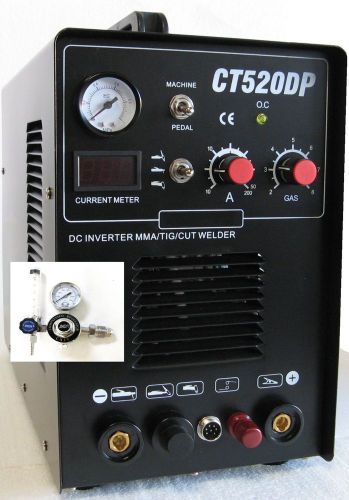 Simadre plasmacutter 520dp 50a pilot arc/200a tig arc mma welder+argon regulator for sale