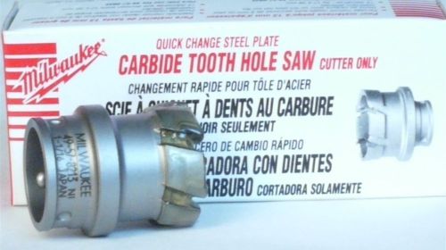 Milwaukee 1 1/16&#034; 27mm carbide tooth hole saw cutter brand new box 49-57-8213 for sale