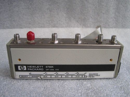 #TM302 HP Agilent 8768K OPT. 008 011 Multiport Coaxial Switch 5VDC