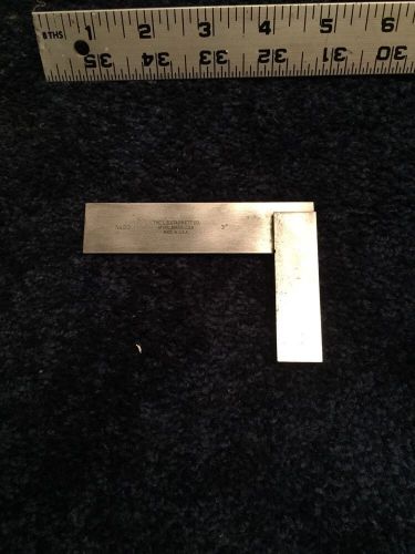 STARRETT 3-1/2” No. 20 SOLID STEEL PRECISION GROUND MACHINIST SQUARE