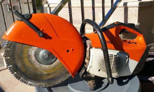 Used Stihl TS420 Concrete Cutoff Saw ts 420 With 14&#034; Dimond Blade!!!