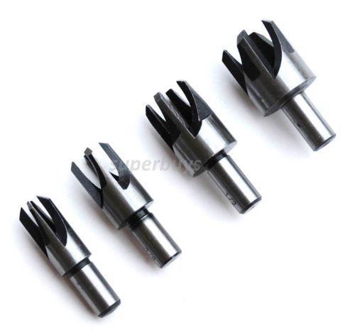 4pcs claw wood plug hole cutter drill bits cutting dowel woodwork work tool saw for sale