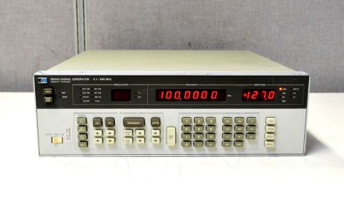 Hp agilent keysight 8656a signal generator (0.1-990mhz) opt 02 for sale