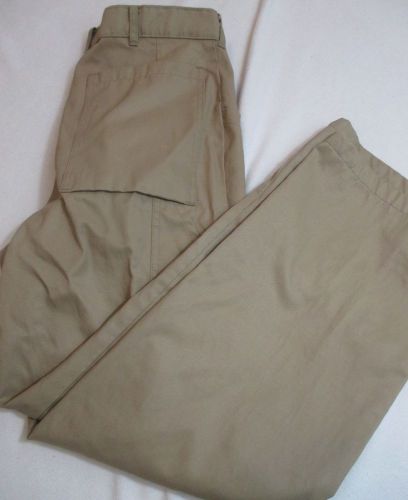 Skillers Industrial Heavy Duty Men&#039;s Reinforced Work Pants Size 33 x 27 Beige