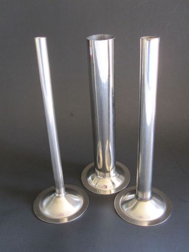 (3) #22 size sausage stuffing stuffer tube horn cone Hobart LEM Cabellas Biro