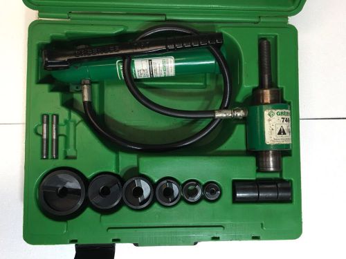 GREENLEE 7306SB Hydraulic Knockout Punch Set