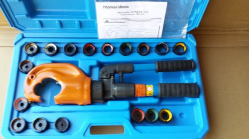 THOMAS &amp; BETTS TBM14MC  14Ton Hydraulic Crimper W/17 Sets of Dies (NEW)