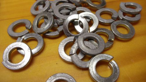 5/16 INCH LOCK WASHERS ZINC COATED STEEL  LOT OF 100