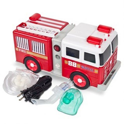 Pediatric Child Nebulizer Compressor W/ Kit for Asthma Fire truck Engine medquip