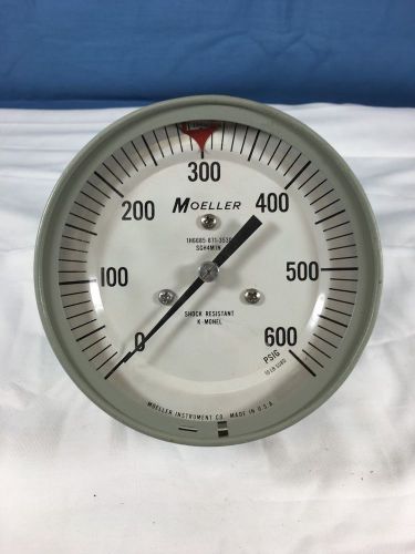 Moeller 4.5&#034; 0-600 Mil-Spec Gauge