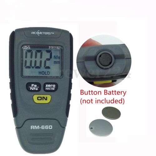 SR2120B Paint Coating Thickness Gauge Meter Tester Base 0-1.25mm Iron Aluminum