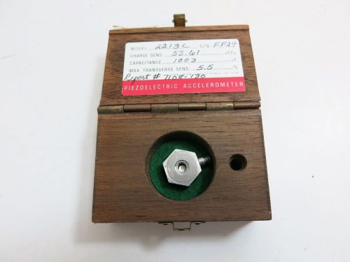 ENDEVCO CORPORATION ACCELEROMETER MODEL 2213C W/ CASE 53.61 PC/G 1003 PF 5.5 %