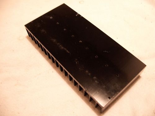 Used Aluminum Heatsink 8.25x3.75x1 3/8 inches 1lb 4oz