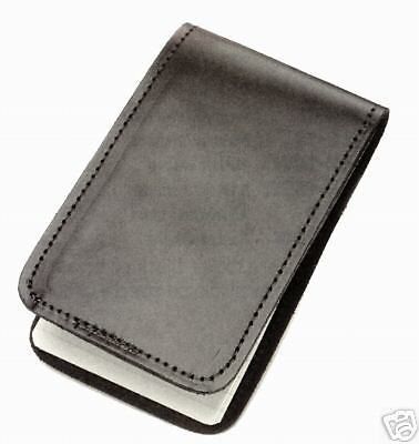 HWC SECURITY GUARD OFFICER EMT EMS LEATHER MEMO BOOK COVER NOTE PAD HOLDER CASE