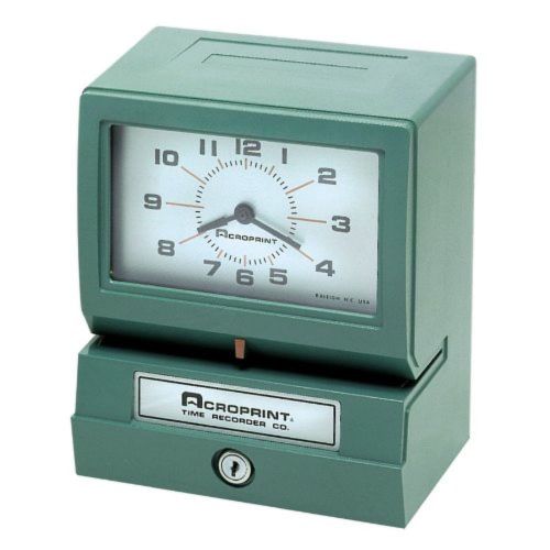 Acroprint 150nr4 heavy duty automatic time recorder for month, date, hour (1-... for sale