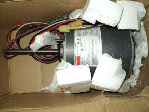 DAYTON 3M769 3/4 HP MOTOR , 1075 , RPM, 208-230 V ,  48YZ FR , 1 PH , 2 SPEED