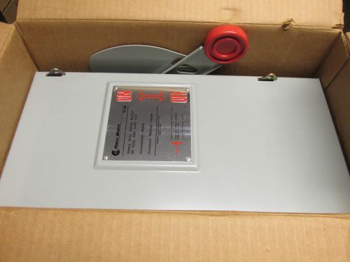 NIB EATON PowerMaster Heavy Duty Safety Switch 60A, 600V Cat# H362SNK ..  UK-205