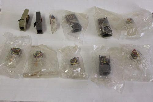 11) Trimline Telephone Handset Replacement Connectors NOS, SE-231-B, SE 227-D