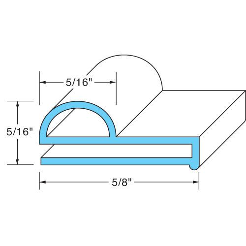 Gasket, hopper9&#034; x 17 3/4&#034; for silver king - part# 10310-02 for sale