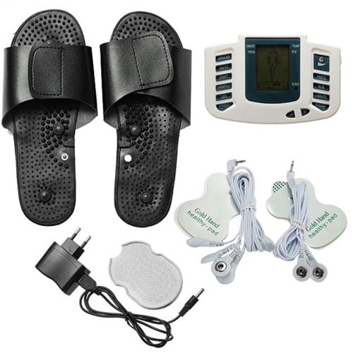 1* Foot armshoulder Pulse Acupuncture Slipper Pad Digital Stimulator Massager