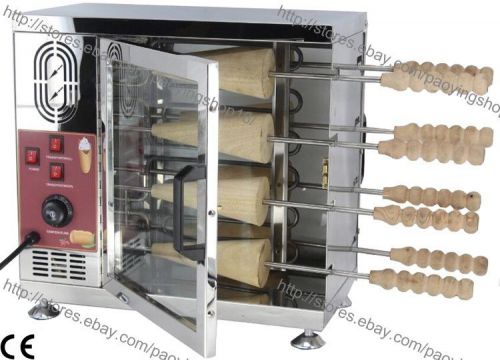 Commercial Electric Hungarian Kurtos Kalacs Chimney Cake Oven Roll Grill Machine