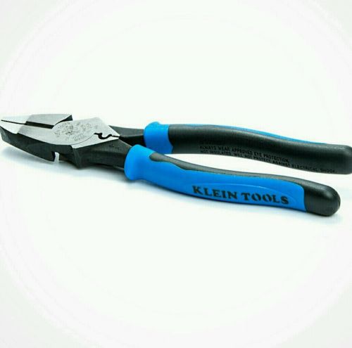 FREE SHIPPING!! KLEIN TOOLS JOURNEYMAN 9 INCH HIGH LEVERAGE SIDE CUTTING PLIERS